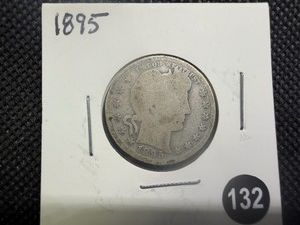 1895 Silver Barber Quarter