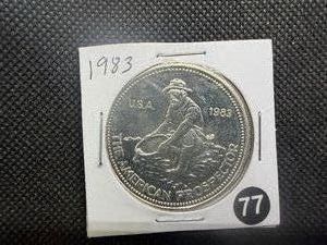 1983 BU 1 Oz. Silver Engelhard Prospector -- Hard to Find