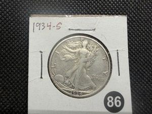 1934-S Silver Walking Liberty Half Dollar