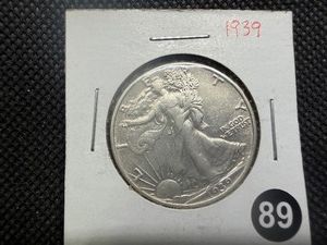 1939 Silver Walking Liberty Half Dollar