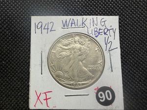 1942 Silver Walking Liberty Half Dollar