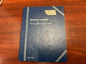 Nearly Complete Set of Buffalo Nickels - 61 of 64 coins - missing only 1913-D, 1914-D, and 1921-S.  Greysheet value for these coins in G4 condition is $566.95