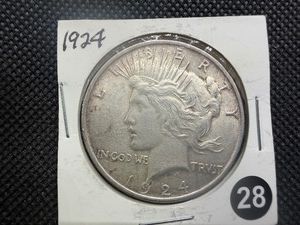 1924 Peace Silver Dollar