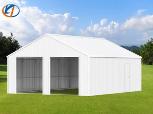 2025 K4525 Unused 45FTx25FT Double Garage Steel Barn Shed