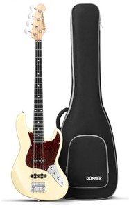 Donner Full Size Electric Bass Guitar 4 Strings JB Style $169.99 Retail - Brand New