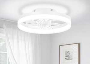 Bladeless 16 Ceiling Fan with LED Light $79.99 Retail - Brand New
