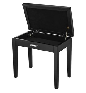 Donner Solid Wood Piano Bench with Storage $59.99 Retail - Brand New
