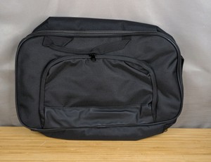 Black Duffle Bag Zippered Carrying Case with Strap $39.99 Retail - Brand New