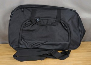 Black Duffle Bag Zippered Carrying Case with Strap $39.99 Retail - Brand New