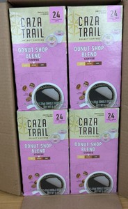 Cassandra Trail Donut Blend Coffee 4 Boxes 96ct $59.99 Retail - Brand New