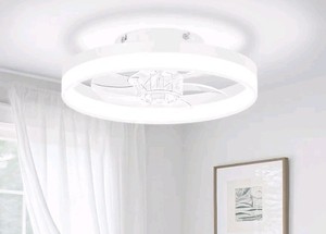 Bladeless 16 Ceiling Fan with LED Light $59.99 Retail - Brand New
