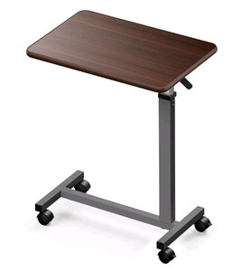 Pneumatic Adjustable Overbed Bedside 23.6 Table $59.99 Retail - Brand New