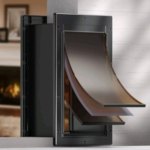 3-Flaps Large Dog Door for Wall $59.99 Retail - Brand New