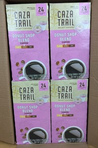 Caza Trail Donut Shop Blend Coffee K-Cups 96 Count $59.99 Retail - Brand New