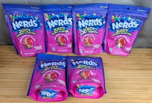 Nerds Juicy Gummy Clusters Strawberry Punch 6-Pack - Brand New