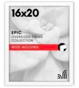 Epic Oversized Frame Collection 16x20 White Picture Frame - Brand New