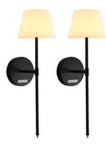 Battery Operated Wall Sconce Set of 2 $48.00 Retail - Brand New