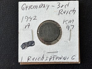 1942-A Third Reich Reichspfennig