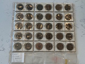 Great Britain Half Pennies