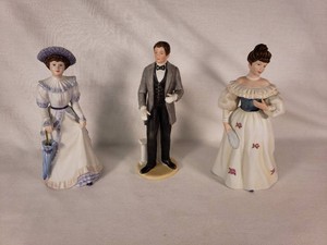 Home Interiors and Gifts Collectible Figurines including Penelope, Homco #1440, and Homco #1463 Figurines