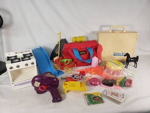 Fisher-Price Medical Kit, Small Soldiers Crossbow, and Brio Bag