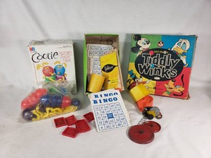 Cootie, Tiddly Winks, and Bingo Games