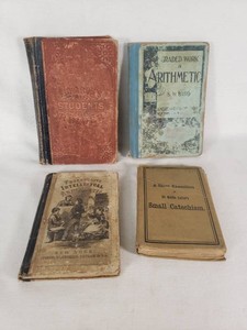 Progressive Intellectual Arithmetic by Ivison, Blakeman, Taylor & Co., Edwards��s Students Reader by Geo. Sherwood & Co., A Short Exposition of Dr. Martin Luther��s Small Catechism, and Graded Work in Arithmetic by S. W. Baird