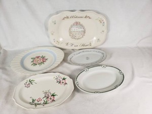 Vintage Decorative Plates Including Pfaltzgraff Welcome Plate