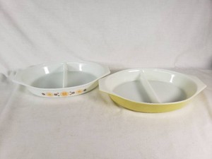 Pyrex Divided Casserole Dishes