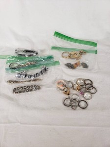 Mixed Jewelry and Accessories Including Bracelets, Keychains, and Rings - Winnie the Pooh, Precious Moments