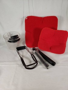 Measuring Cups, Pot Holders, Can Opener, and Jar Opener