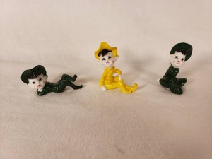 Vintage Japanese Elf Pixie Figurines Set