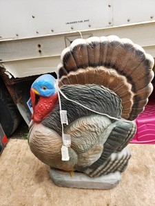 Large Colorful Turkey Blow Mold Decoration 25