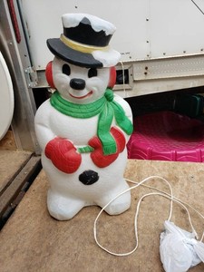 Snowman Holiday Blow Mold 31