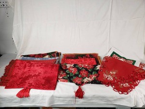 Holiday Themed Table Toppers and Runners Set