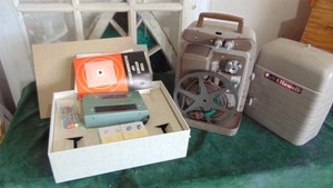 UV Light and Bell & Howell Projector