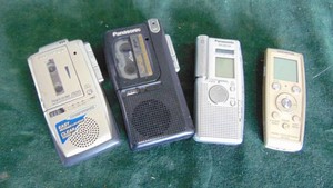 2-Panasonic Recorders and 2-Olympus Recorder