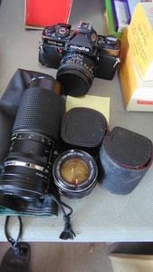 Minolta XG-SE 35mm Camera and Misc Lences