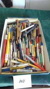 Assorted Adverting Pens and Pencils