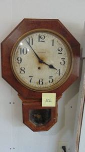 Oak Ingraham Wall Clock