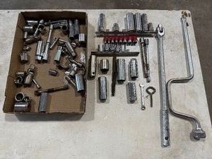 Socket Wrench with Sockets