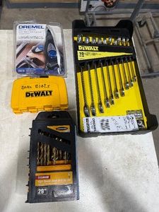 Electric Engraver, Drill Bits, & Wrench Set