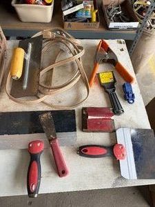 Scrapers, Extension Cord, Paint Brushes & More