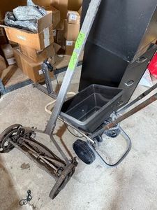 Old Mower & Spreader