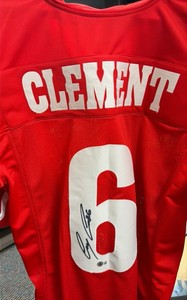 Corey Clement Signed Wisconsin Badgers Jersey (Beckett) Super Bowl LII Champion - wCOA  NICE