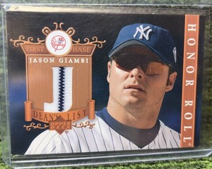2003 Upper Deck Honor Roll Deans List Jerseys #JG Jason Giambi