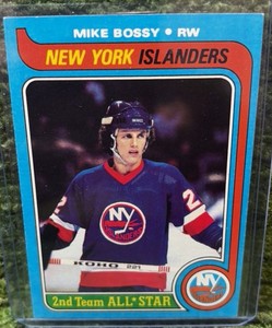 1979-80 Topps # 230 Mike Bossy NM Hockey Hall of Fame New York Islanders