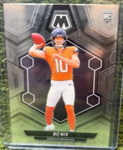 2024 Panini Mosaic Bo Nix Base True Rookie Card #312 Denver Broncos