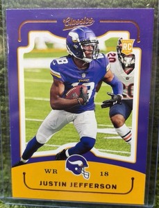 2020 Panini Chronicles Classics Football Justin Jefferson RC Card #13