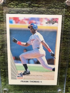 1990 Leaf Frank Thomas �RC Chicago White Sox #300 Baseball Card